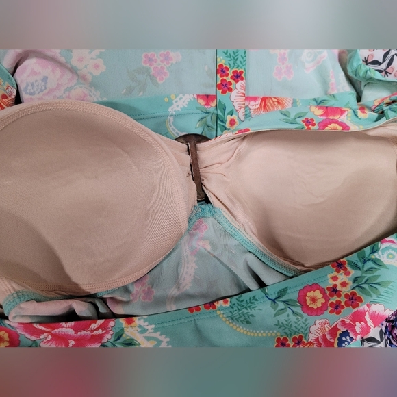 Oh Baby By Motherhood XL 2 Piece Bathing Suit Tankini Excellent - Picture 2 of 4